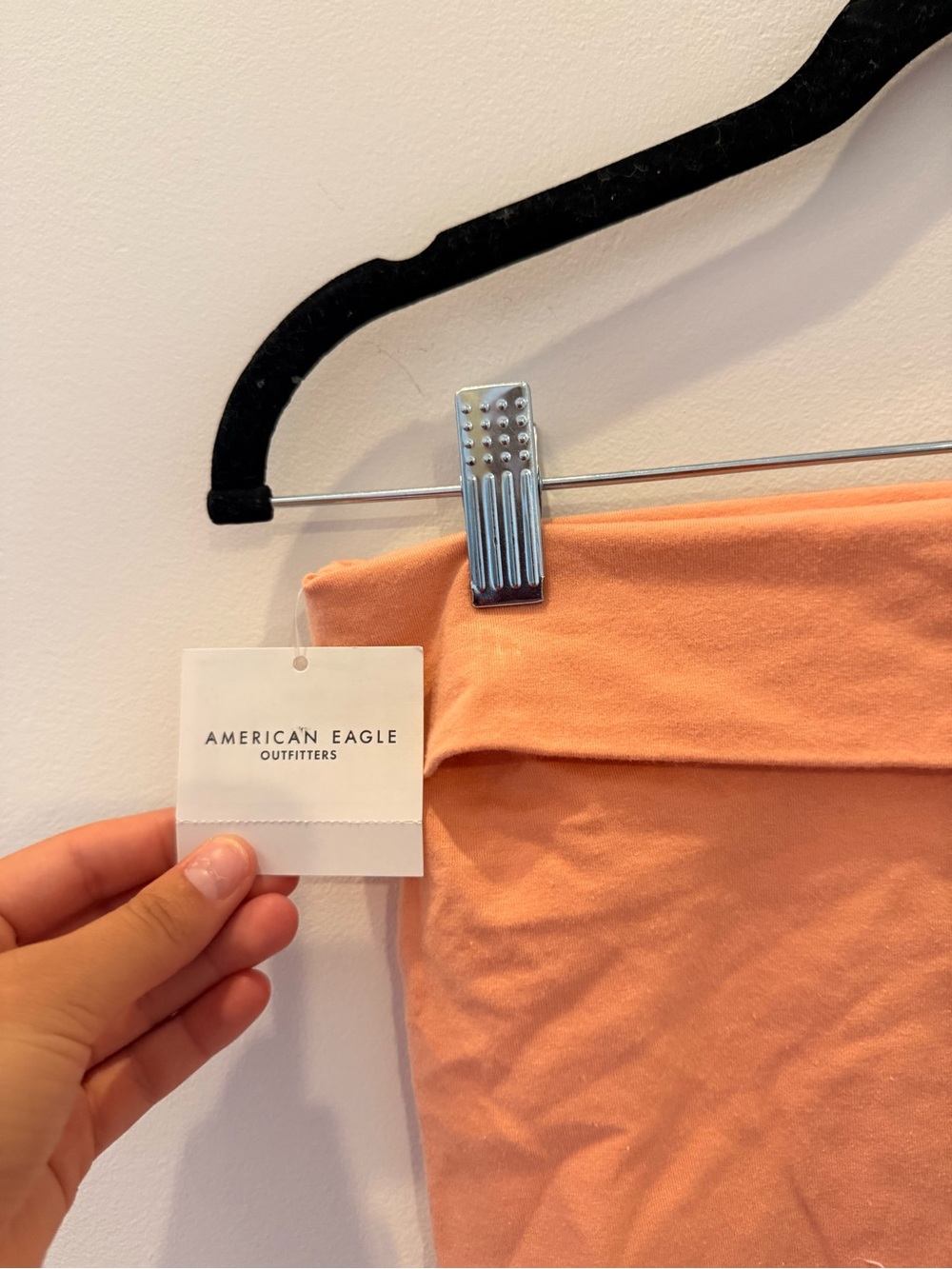 American Eagle Outfitters Peach Bandeau Tube Top